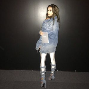 free people distressed oversized jacket